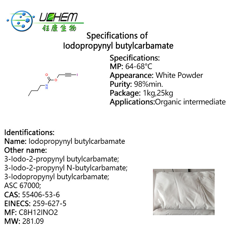 Top quality Iodopropynyl butylcarbamate / IPBC with best price cas 55406-53-6