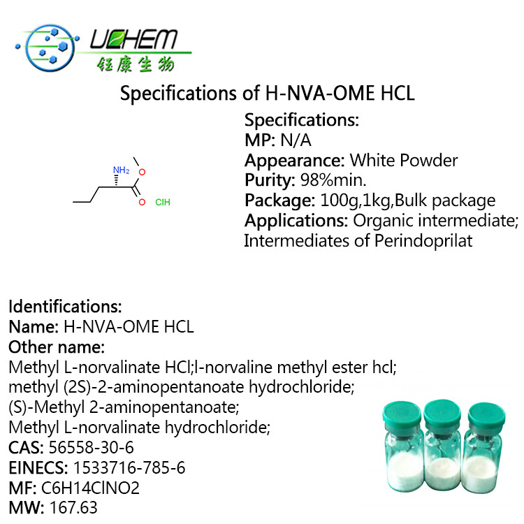 Top Quality H-NVA-OME HCL cas 56558-30-6 with best price