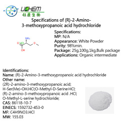 High Purity (R)-2-Amino-3-methoxypropanoic acid hydrochloride cas 86118-10-7 in stock