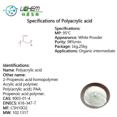 High quality CARBOMER 940 Polyacrylic Acid Powder / PAA CAS 9003-01-4 in stock