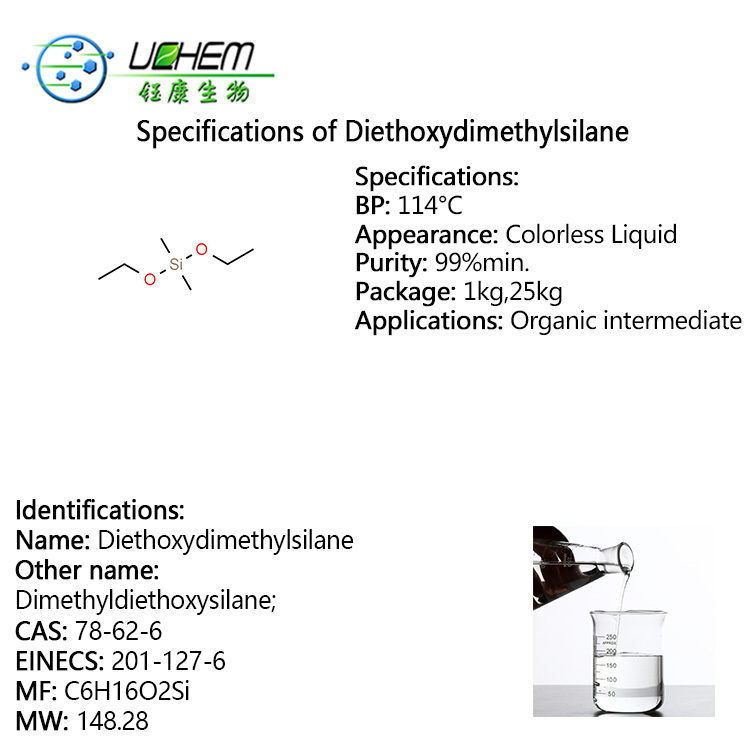 Big discount 99% Diethoxydimethylsilane CAS 78-62-6 with best quality