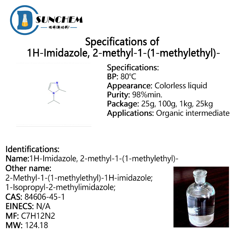 Professional High quality 1-Isopropyl-2-methylimidazole cas 84606-45-1