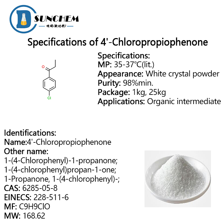 High quality 4-Chloropropiophenone CAS 6285-05-8 with best price