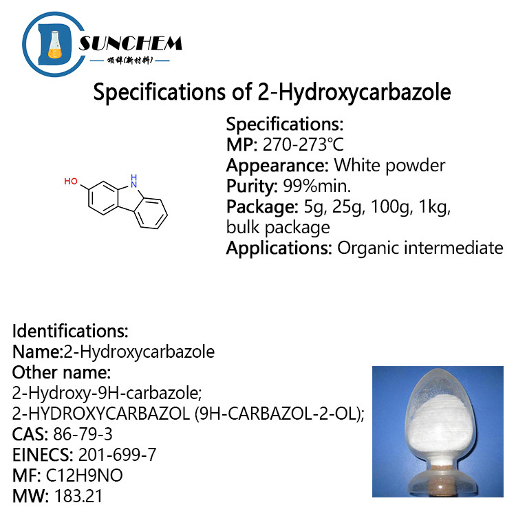 Manufacture supply 2-Hydroxycarbazole cas 86-79-3 With Competitive Price