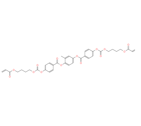 Factory Supply Benzoic acid, 4-[[[4-[(1-oxo-2-propenyl)oxy]butoxy]carbonyl]oxy]-, 2-methyl-1,4-phenylene ester CAS187585-64-4