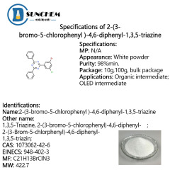 Fast delivery 2-(3-bromo-5-chlorophenyl)-4,6-diphenyl-1,3,5-triazine with CAS 1073062-42-6