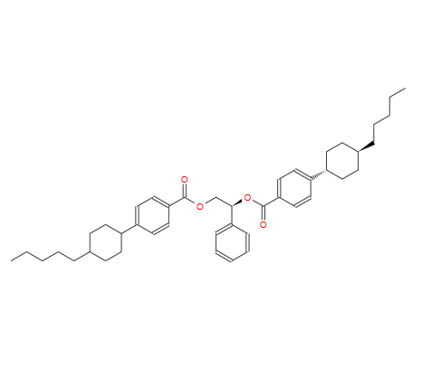 Low price 4-(trans-4-Pentylcyclohexyl)benzoic acid (1S)-1-phenyl-1,2-ethanediyl ester CAS 165660-09-3