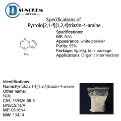 Professional Supplier Pyrrolo[2,1-f][1,2,4]triazin-4-amine CAS 159326-68-8