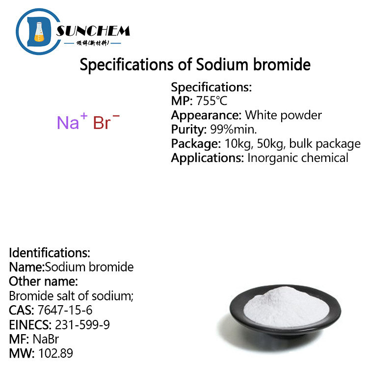 High quality Sodium Bromide cas 7647-15-6 with good price