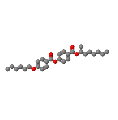 High purity Benzoic acid, 4-(hexyloxy)-, 4-[[[(1S)-1-methylheptyl]oxy]carbonyl]phenyl ester CAS 87321-20-8