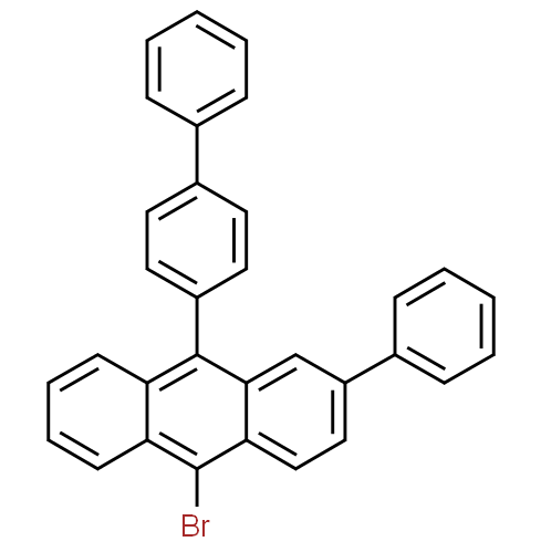 Manufacturer supply 9-[1,1'-Biphenyl]-4-yl-10-bromo-2-phenylanthracene CAS no.1195975-03-1