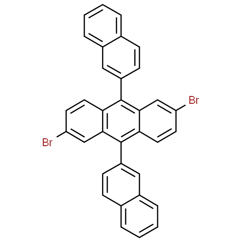 Factory supply 2,6-Dibromo-9,10-di-2-naphthalenyl-anthracene CAS 561064-15-1