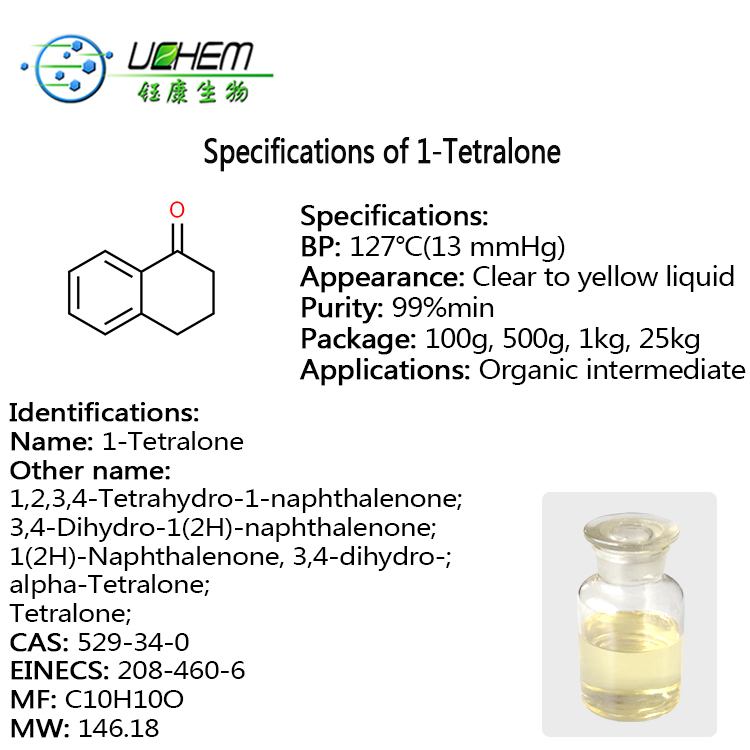 Factory supply Alpha-Tetralone / 1-Tetralone CAS 529-34-0