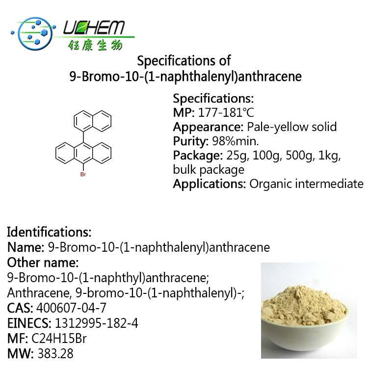 Stable supply 9-Bromo-10-(1-naphthalenyl)anthracene CAS 400607-04-7 in china