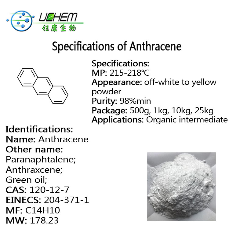 Top quality Anthracene CAS 120-12-7 with cheap price