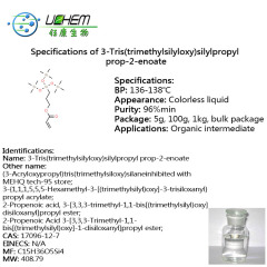 [3-[Tris(trimethylsiloxy)]silyl]propyl] acrylate cas 17096-12-7