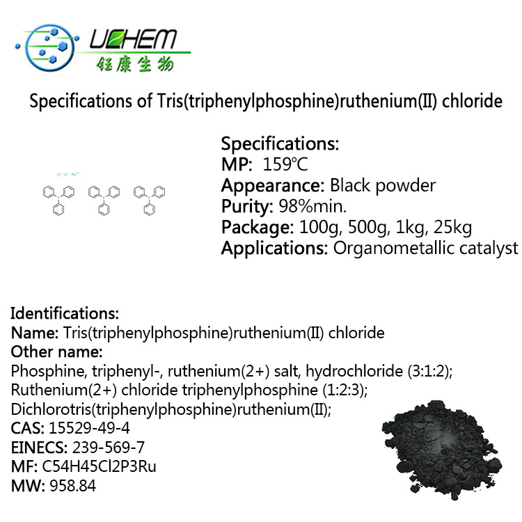 Professional Supplier Tris(triphenylphosphine)ruthenium(II) chloride price CAS 15529-49-4 in stock