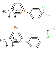 High quality 1,1'-Bis(diphenylphosphino)ferrocene-palladium(II)dichloride dichloromethane complex CAS 95464-05-4