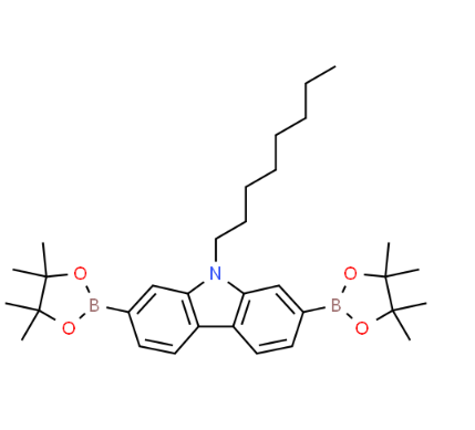 9-Octyl-2,7-bis(4,4,5,5-tetramethyl-1,3,2-dioxaborolan-2-yl)-9H-carbazole CAS 406726-92-9 with good quality