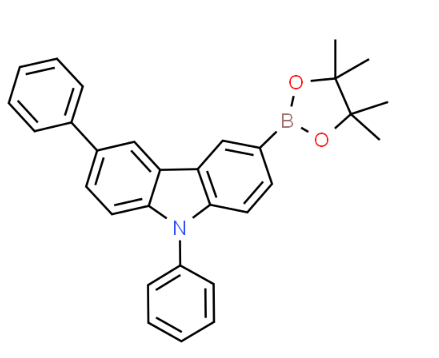 3,9-Diphenyl-6-(4,4,5,5-tetramethyl-1,3,2-dioxaborolan-2-yl)-9H-carbazole CAS 1359833-28-5 in stock