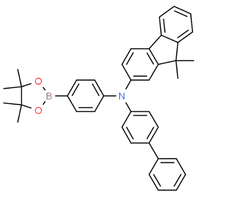 N-(4-Biphenylyl)-9,9-dimethyl-N-[4-(4,4,5,5-tetramethyl-1,3,2-dioxaborolan-2-yl)phenyl]-9H-fluoren-2-amine CAS 1347758-80-8