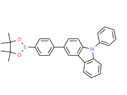 9-Phenyl-3-[4-(4,4,5,5-tetramethyl-1,3,2-dioxaborolan-2-yl)phenyl]-9H-carbazole CAS 1219956-30-5 in stock