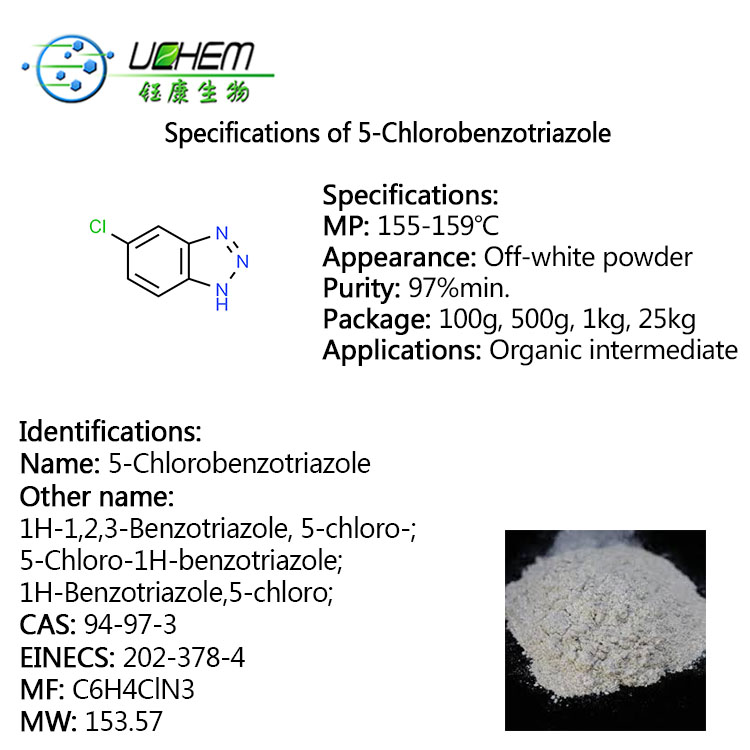High quality 5-Chlorobenzotriazole cas 94-97-3