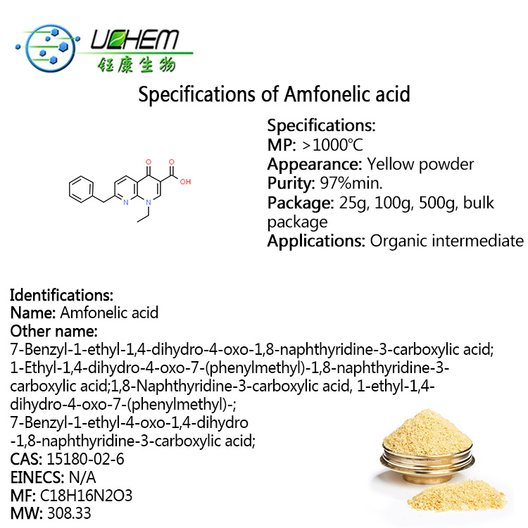 Wholesale price in stock Amfonelic acid CAS 15180-02-6