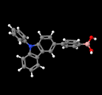 [4-(9-Phenyl-9H-carbazol-3-yl)phenyl]boronic acid CAS 1240963-55-6 in stock