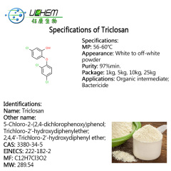 Hot Sale Chemicals 99.9%Triclosan Powder CAS 3380-34-5