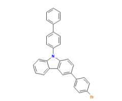 Manufacture Sale Quality 9-(4-Biphenylyl)-3-(4-bromophenyl)-9H-carbazole CAS 1028648-25-0