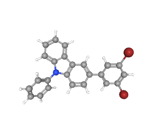 3-(3,5-Dibromophenyl)-9-phenyl-9H-carbazole CAS 1345021-52-4 Made in China