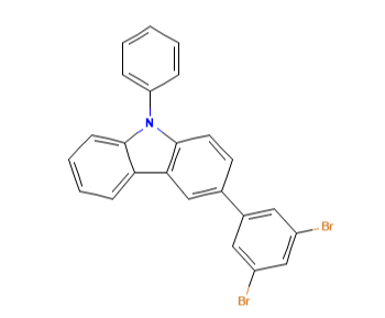 3-(3,5-Dibromophenyl)-9-phenyl-9H-carbazole CAS 1345021-52-4 Made in China
