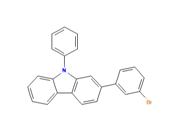 China factory 2-(3-Bromophenyl)-9-phenyl-9H-carbazole CAS 1365118-41-7 in stock