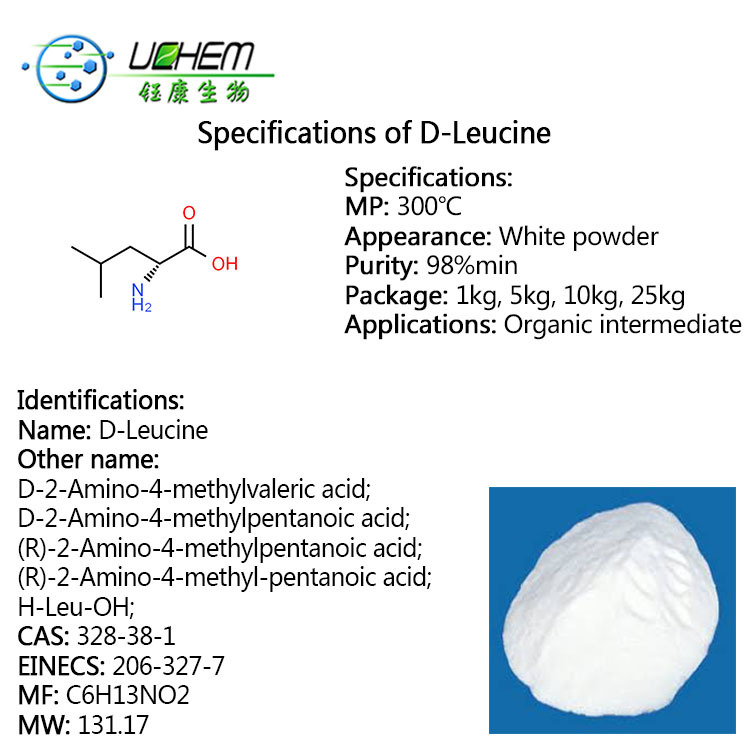 Best price Wholesale Bulk D-leucine powder cas 328-38-1