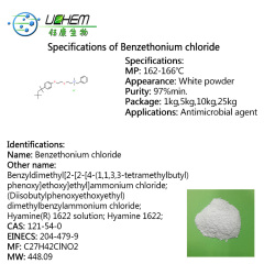 Manufacturer high quality Benzethonium chloride with best price cas 121-54-0