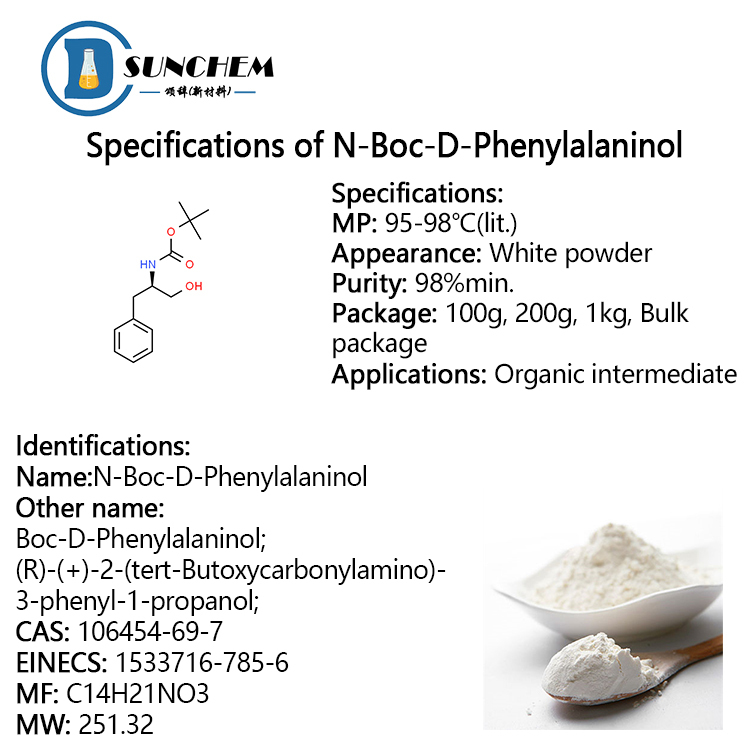 High quality Boc-D-Phenylalaninol CAS 106454-69-7