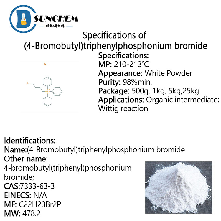 Manufacturer price (4-Bromobutyl)triphenylphosphonium bromide CAS 7333-63-3