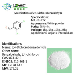 High Quality 2.4-Dichlorobenzaldehyde CAS NO 874-42-0 Manufacturer
