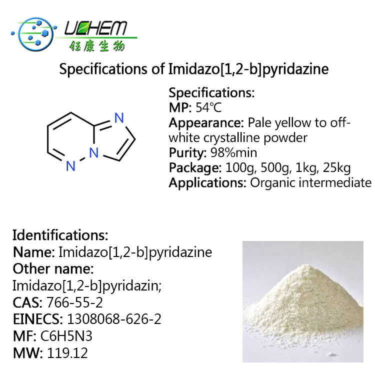 High Quality Imidazo[1 2-b]pyridazine CAS NO 766-55-2 Manufacturer