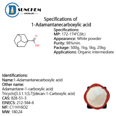 High quality 1-Adamantanecarboxylic acid 99% CAS:828-51-3