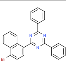 2-(4-Bromo-1-naphthalenyl)-4,6-diphenyl-1,3,5-triazine cas 1800228-86-7