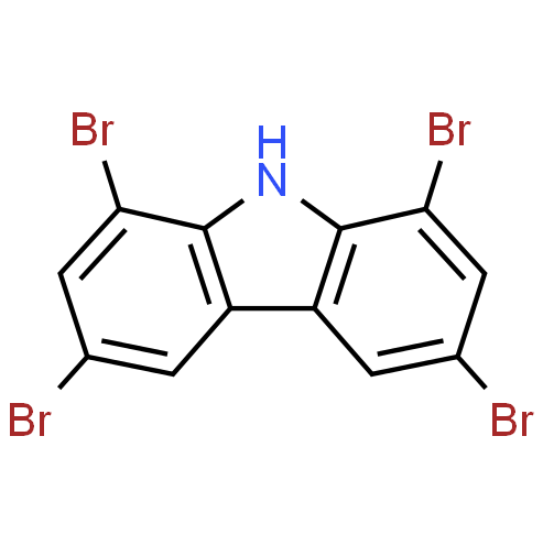 Manufacturer supply 1,3,6,8-Tetrabromocarbazole cas 55119-09-0