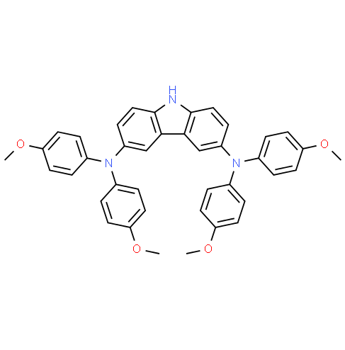 Factory direct sale N,N,N',N'-Tetrakis(4-methoxyphenyl)-9H-carbazole-3,6-diamine cas 1630723-98-6