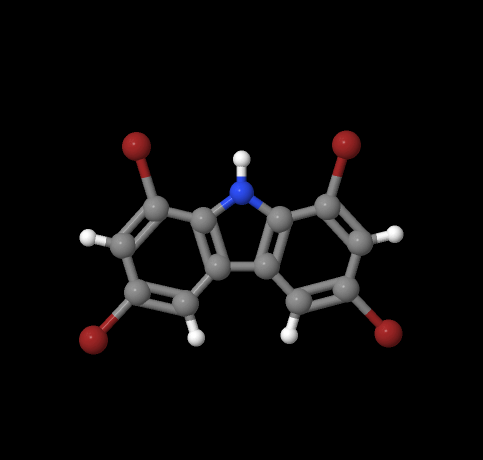 Manufacturer supply 1,3,6,8-Tetrabromocarbazole cas 55119-09-0