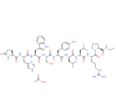 Professional supplier Leuprorelin acetate CAS:74381-53-6 with competitive price