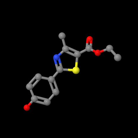 High quality Ethyl 2-(4-hydroxyphenyl)-4-methylthiazole-5-carboxylate CAS:161797-99-5