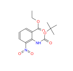 2-[[(1,1-Dimethylethoxy)carbonyl]amino]-3-nitrobenzoic acid ethyl ester CAS:136285-65-9 in China