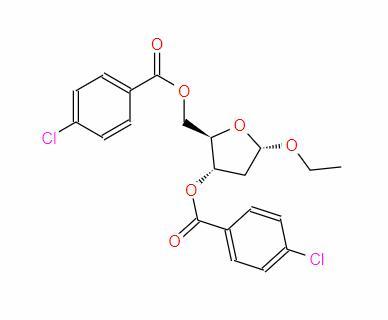 Supply High quality 1-ethoxy-2-deoxy-3,5-di-O-p-chlorobenzoyl-D-ribose cas 896451-02-8