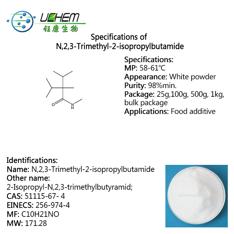 High quality 2-Isopropyl-N,2,3-trimethylbutyramide cas 51115-67-4 with best price